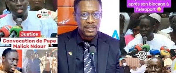 Surprenante réaction de Tange le film de l'arrestation de Pape Malick Ndou à AIBD avec une précision