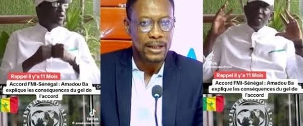 Grave réaction de Tange sur l'ex PM Amadou Ba recadre Sonko sur FMI et son discours sur la dette