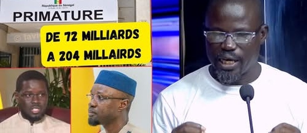 Grave révélation de Amadou N Thiam du MSD sur l'augmentation du budget de Diomaye à 204 milliards