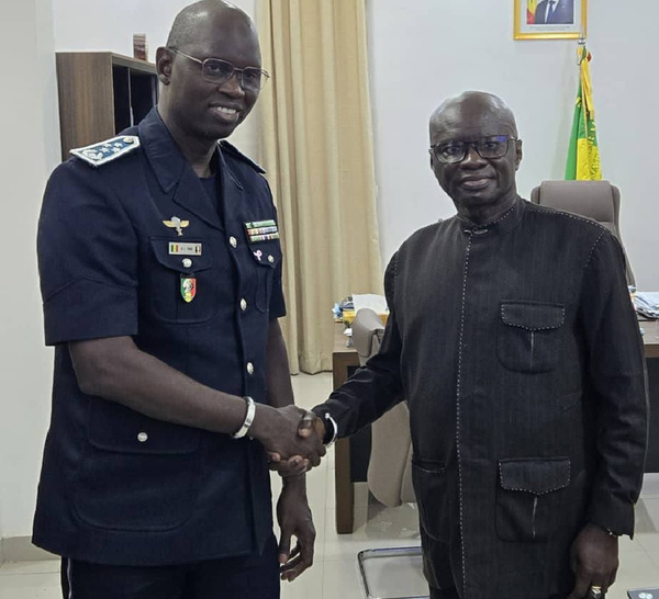 Oumar Pène en visite à la Police nationale : vers un hymne au dialogue et à la paix