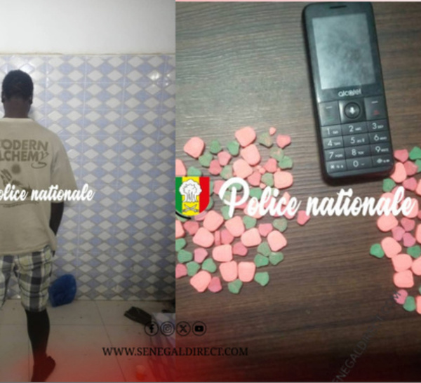 Mbour: Un homme arrêté avec 187 pièces d'Ecstasy