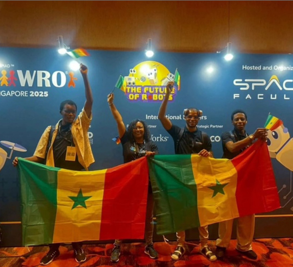 Le Sénégal décroche la médaille de bronze à son tout premier World Robot Olympiad (WRO)