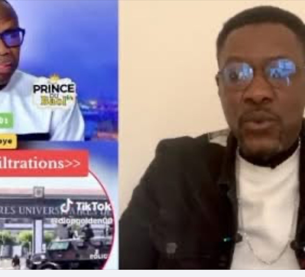 Grave manipulation du Journaliste de Sonko Serigne Saliou Gueye sur les infiltrés avec les étudiants