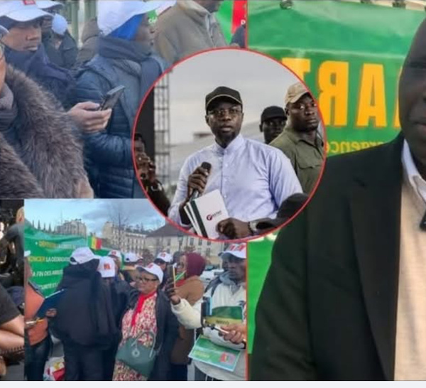 🔴DIRECT PARIS-Manifestation de l'opposition AARTU/C2D contre la dictature de Sonko sur les arrestati