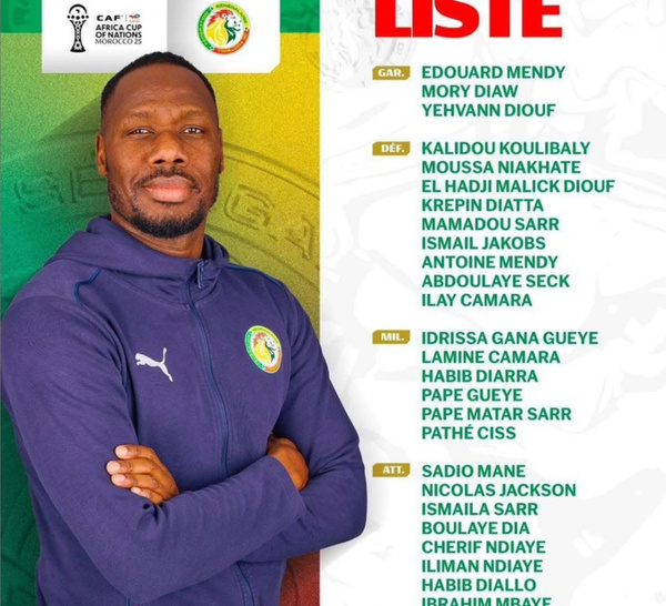En route pour la CAN 2025 : voici les 28 Lions appelés par Pape Thiaw