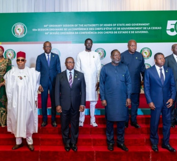 68e session ordinaire des chefs d’Etat de la Cedeao : Les progrès accomplis ces 50 dernières années saluées