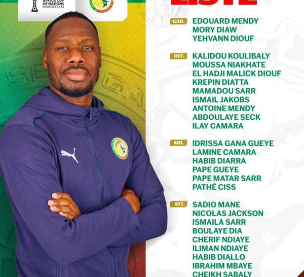 En route pour la CAN 2025 : voici les 28 Lions appelés par Pape Thiaw