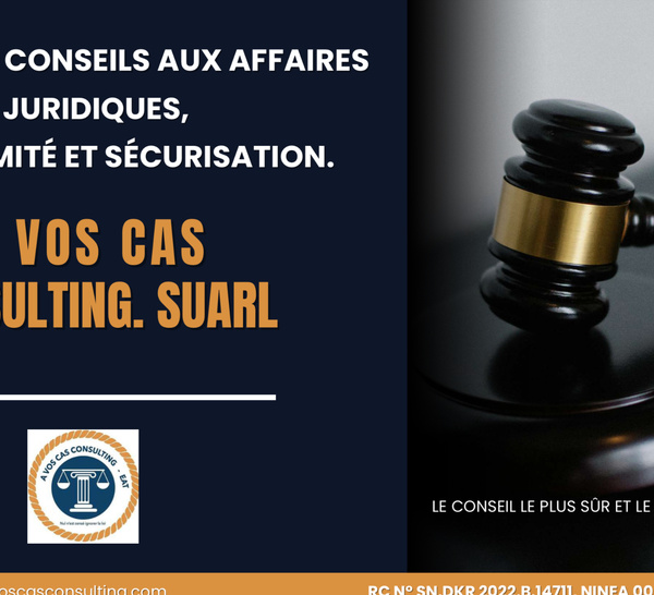 Le Conseil le plus sure et le jugement le plus droit confiez vos cas à CONSULTING SUARL