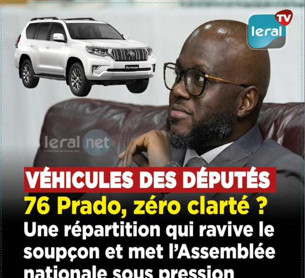 Véhicules des députés : L’Assemblée nationale sous pression, 76 Prado, zéro clarté ?