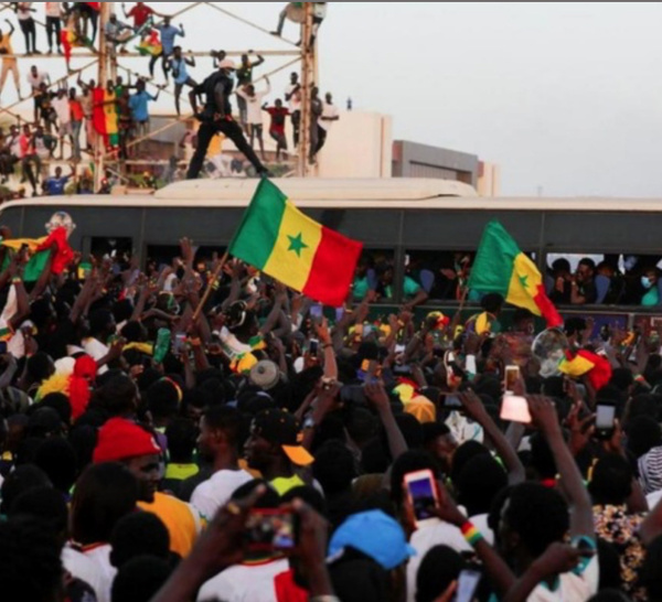 AIBD : Accueil grandiose réservé aux "Lions"