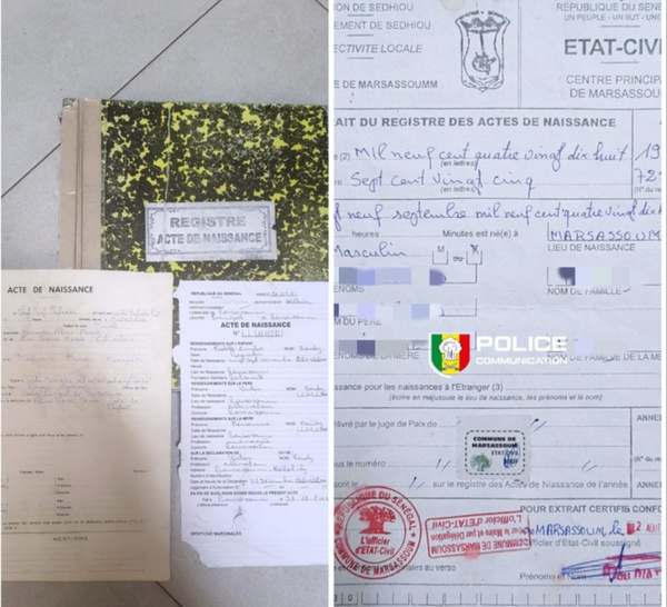 Démantèlement d’un réseau de fraude à l’état-civil à la Mairie de Marsassoum