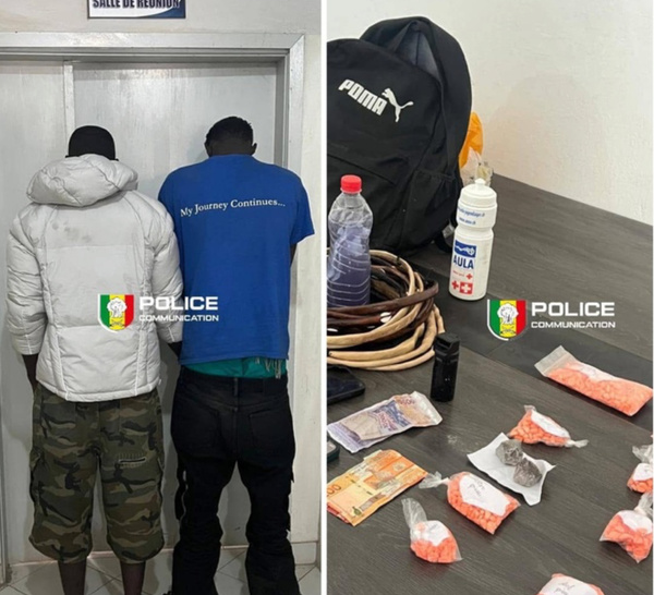 Thiaroye: la police démantèle un réseau de trafic de drogues de synthèse