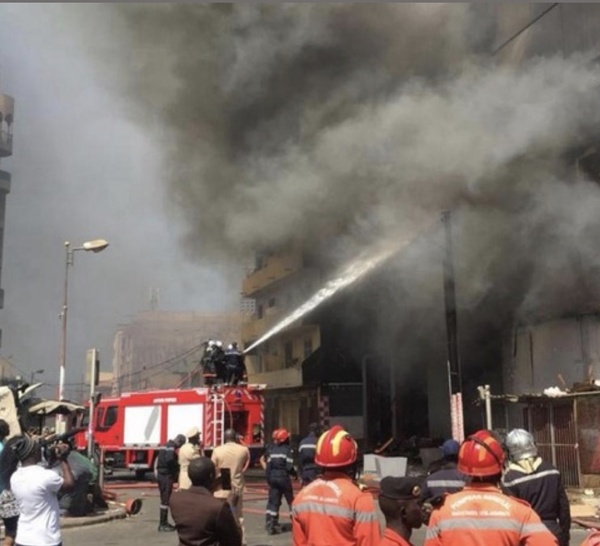 Incendie au Ministère des Finances
