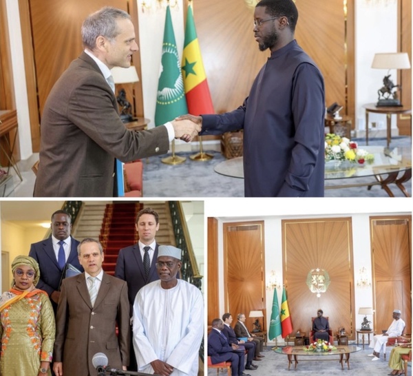 Palais : échange entre le Chef de l’État et le DG de TARANIS Energy