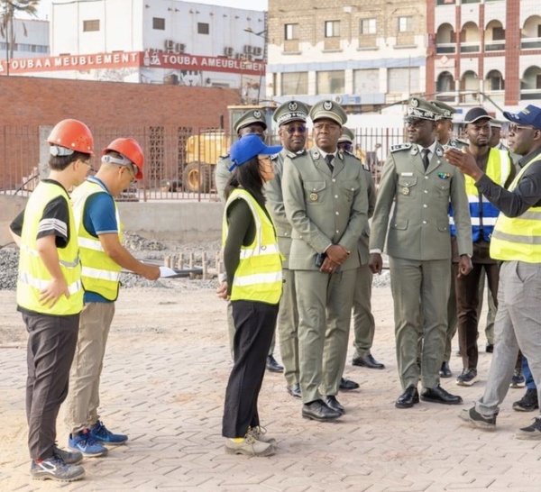 JOJ Dakar 2026 : le Directeur général des Douanes s'enquiert de l'état d'avancement au stade Iba Mar Diop