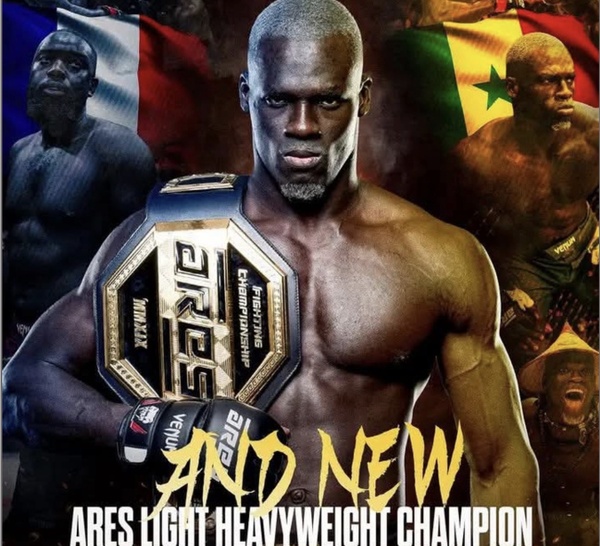 MMA : Le Sénégalais Moustapha Diakhaté sacré champion des mi-lourds à l’ARES