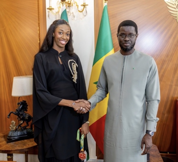 Diomaye Faye félicite Saly Sarr pour sa médaille mondiale