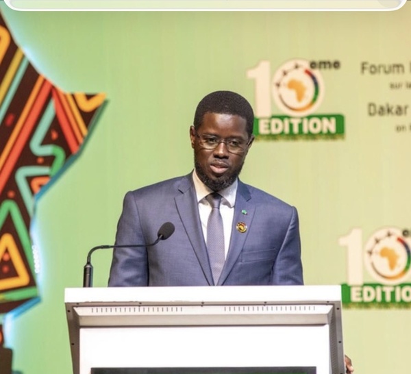Forum de Dakar: Bassirou Diomaye Faye appelle à une Afrique plus souveraine et proactive