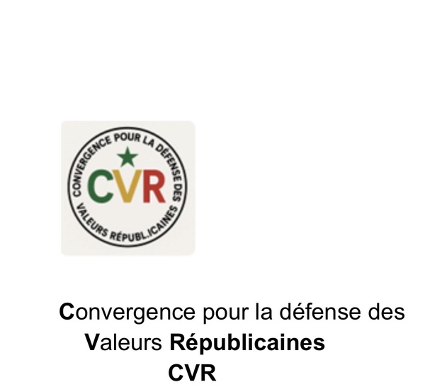 Communiqué Convergence pour la Défense des Valeurs Républicaines sur la situation politique