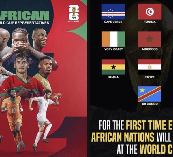Mondial-2026 : Neuf sélections africaines en seizièmes de finale, une première historique