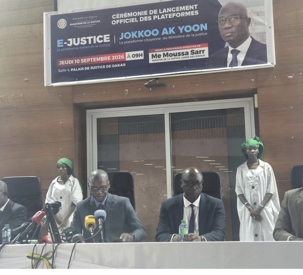 Modernisation de la justice : Les plateformes e-Justice et Jokko Ak Yoon officiellement lancées
