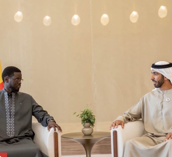 A Abu Dhabi : Bassirou Diomaye Faye reçu à Abu Dhabi par Mohammed ben Zayed