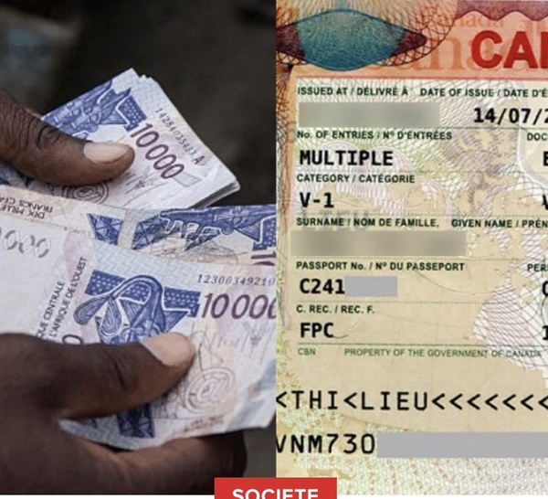 Thiès : 1 million FCFA pour un visa Canada, le rêve d’une jeune femme vire au cauchemar