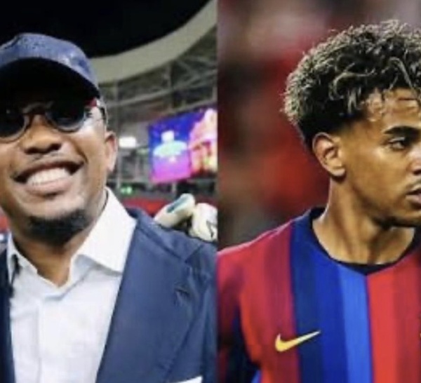 Sur Facebook, Samuel Eto'o a apporté un soutien appuyé à Lamine Yamal dans la course au Ballon d'Or. Il qualifie le jeune prodige de « génie, audacieux et talentueux ». Tout en lui souhaitant bonne chance, l'ancien attaquant du Barça a affirmé que Ya