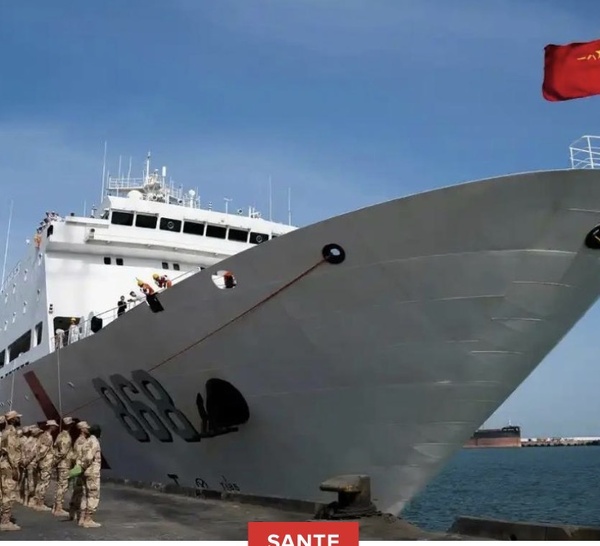 DIRPA-Dakar : le navire-hôpital de la Marine chinoise « JI XIANG FANG ZHOU » en escale pour des consultations médicales gratuites