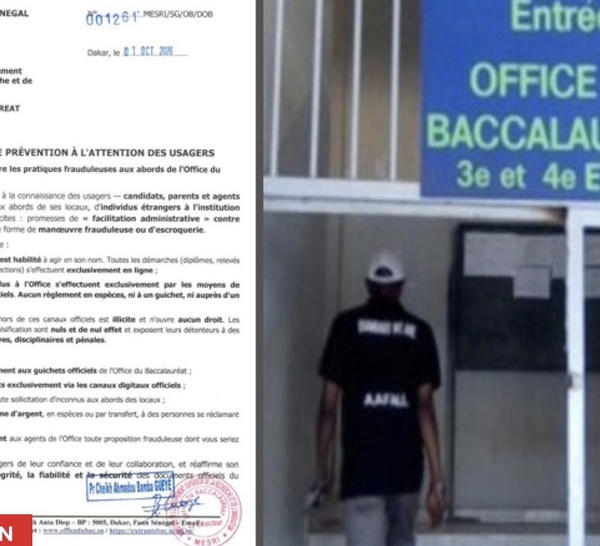 Prestations illicites, manœuvres frauduleuses, escroquerie… : l’alerte rouge de l’office du Bac