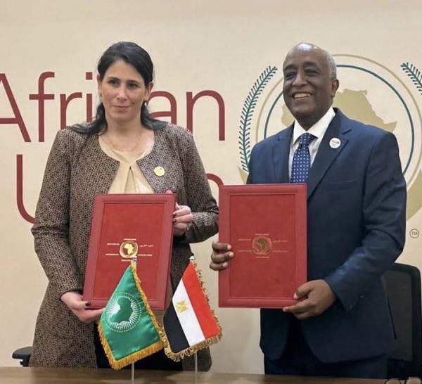 L'Union africaine et l’Égypte ont signé l’accord de pays hôte pour la 8e réunion de coordination de mi-année