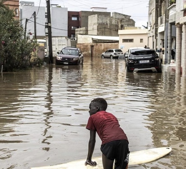Pluviométrie record : jusqu’à 142 mm de pluie mesurés en 24h, Dakar et plusieurs régions sous l'eau