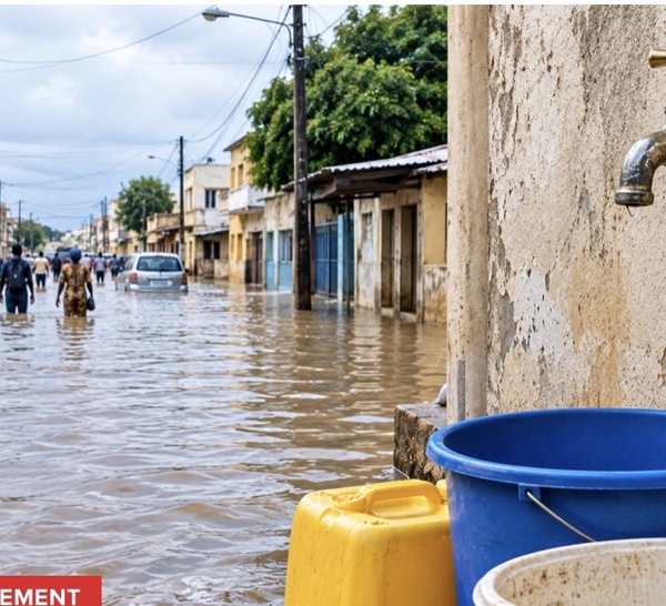Dakar : l'eau est partout, sauf dans le robinet