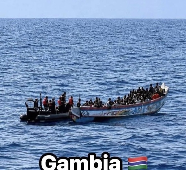 Gambie : 151 migrants échappent au naufrage après le départ de leur pirogue de Kartong