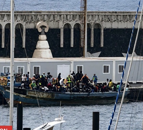 Migration irrégulière : 125 clandestins partis de la Gambie débarquent aux îles Canaries