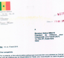 Pétrole et gaz de la République du Sénégal : Le Premier ministre Mahammad Boun Abdallah Dionne répond à Abdoul Mbaye