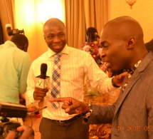 Bathie Samb du site senvideo en compagnie de son ami Modou Ndao de la radio "door warr" à New York.