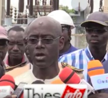 Le ministre de l’énergie Thierno Alassane Sall et le DG de la Senelec à Thiès pour constater les dégâts (Photos visite + vidéo)