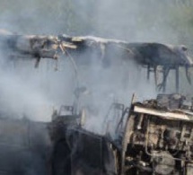 Urgent - Corniche de Dakar : Un bus de transport d'élèves prend feu