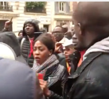 Video: Le PDS et les Karimistes devant le consulat à Paris pour la marche du 14 octobre