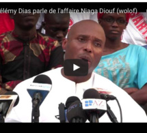 Conférence de presse : Barthélémy Dias sur l'affaire Ndiaga Diouf (wolof)
