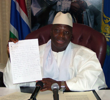 Présidentielle gambienne de décembre 2016: Les assurances de Jammeh