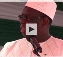 Vidéo : Le discours du président Macky Sall lors de la cérémonie de pose de la première pierre de l'hôpital Khadimou Rassoul (wolof)