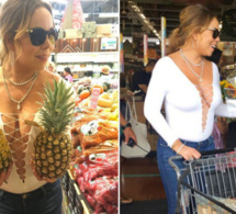 Mariah Carey : tous seins dehors, elle va au marché et c’est n’im­porte quoi