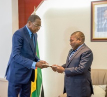 Diplomatie : ​Mankeur Ndiaye a remis les messages de Macky Sall à Filipe Jacinto Nyusi et à Jacob Zuma