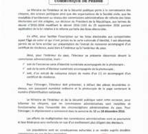 Facilitation des inscriptions sur les listes électorales : les précisions du ministère de l'Intérieur (communiqué)