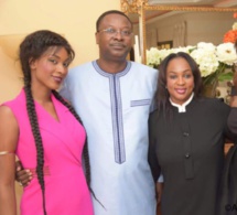 La petite fille de l'ex président de la francophonie, Maty Diouf bien entourée de sa famille.