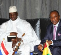 Vidéo-Alpha Condé vole au secours de son ami Yaya Jammeh : "Tout le monde sait que moi j’ai d’excellentes relations…"