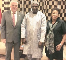 Adama Barrow a reçu l'ambassadeur de la Grande Bretagne et celui des USA