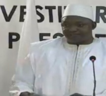 Adama Barrow a prêté serment : "A partir d’aujourd’hui, je suis le président de tous les Gambiens que vous ayez voté pour moi ou non"